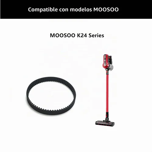 Vista 3 de Cinturón de repuesto para aspiradora inalámbrica Moosoo K24 (2 correas)