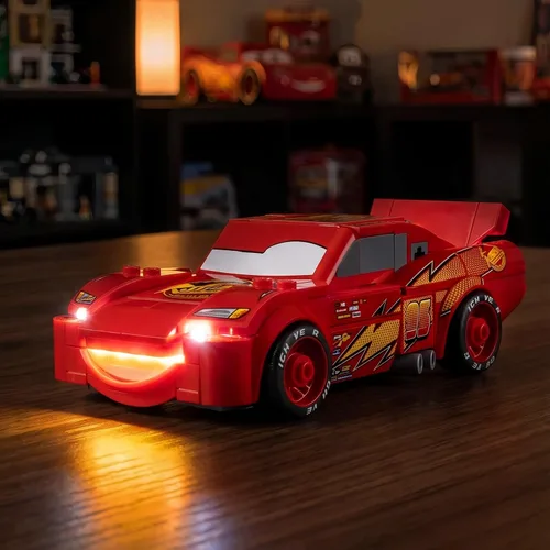 Vista 7 de Nitemode Kit de luces para LEGO 77255 Lightning McQueen, solo luces
