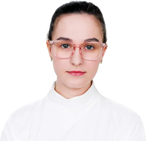 Vista 4 de LifeArt 2 pares de anteojos de bloqueo de luz azul con bisagra de resorte, anteojos para computadora, anteojos de juegos, gafas de TV para mujeres