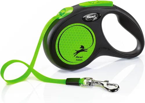 Vista 14 de Flexi - Correa retráctil de 5 m para perros de hasta 15kgs, pequeña, azul neón