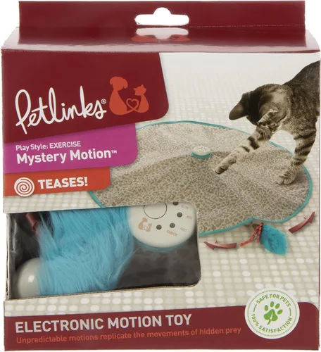 Vista 3 de Petlinks, juguete de movimiento electrónico para gatos, Mystery Motion, N/A, Gris