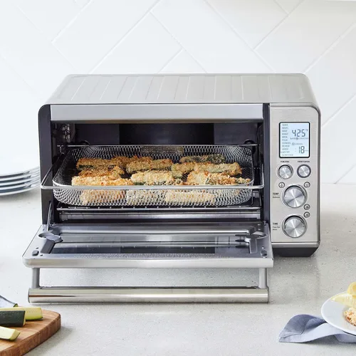 Vista 2 de Breville BOV860BST - Freidora de aire para horno inteligente, acero inoxidable negro