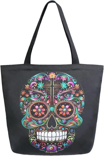 Vista 32 de Chic Funny Cute Pattern Big Handle Extra Large Shoulder Tote Bag for Beach Travel Weekender Gym Grocery Shopping