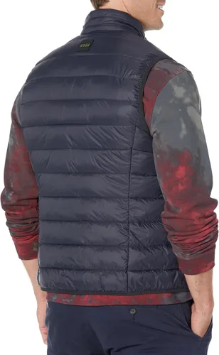 Vista 2 de BOSS Chaleco acolchado ligero con cremallera para hombre