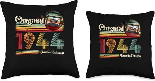 Vista 3 de 1944 vintage birthday retro Limited Edition men woman gift Throw Pillow
