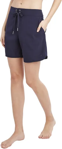 Vista 2 de Nautica Women's Standard Solid 7" Core Stretch Quick Dry Board Short