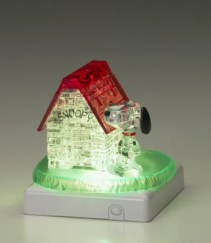 Vista 7 de Beverly Puzzle de cristal - Snoopy House (importación de Japón)