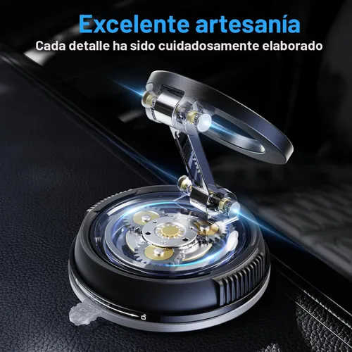 Vista 7 de ANDERY Soporte para teléfono de coche para Magsafe [78+LBS de succión más fuerte y 2400gf magnético] Montura de teléfono de coche ajustable en 360°