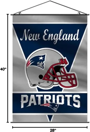 Vista 2 de Fremont Die NFL New England Patriots - Pancarta de pared, 28 x 40 pulgadas, 28 x 40 pulgadas, colores del