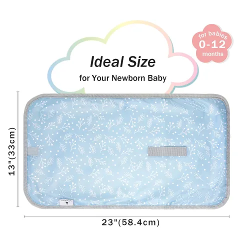 Vista 3 de Cambiador portátil para bebé – Cambiador de pañales impermeable – Cambiador compacto para bebé – Cambiador de pañales de viaje – Cambiador plegable