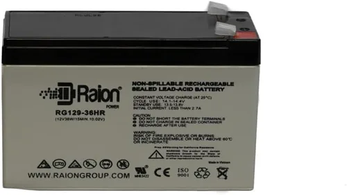 Vista 3 de Raion Power RG129-36HR 12V 9Ah Compatible Replacement High Rate Discharge Rechargeable UPS Battery for Powerware PW5115 750-2 Pack