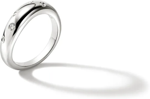 Vista 3 de John Hardy Anillo Surf, Plata, Diamantes