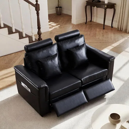 Vista 78 de ORRD Consola de almacenamiento multifuncional con soportes dobles para tazas, mesa, estación de carga USB para sofá modular seccional para sala