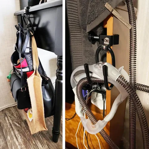 Vista 8 de Pmsanzay Soporte de micrófono para pandereta, soporte de clip para auriculares, fácil de colocar en música o soporte de micrófono para pandereta