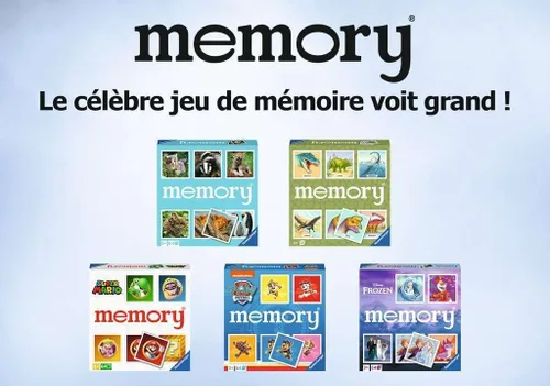 Vista 5 de Ravensburger Juego de memoria de dinosaurios: divertido y rápido juego de cerebro para niños de 3 años en adelante, imágenes vibrantes