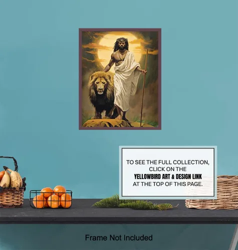 Vista 7 de Arte afroamericano, póster de Jesús para hombre negro, regalos cristianos inspiradores para afroamericanos, hombres negros, mujeres, arte religioso