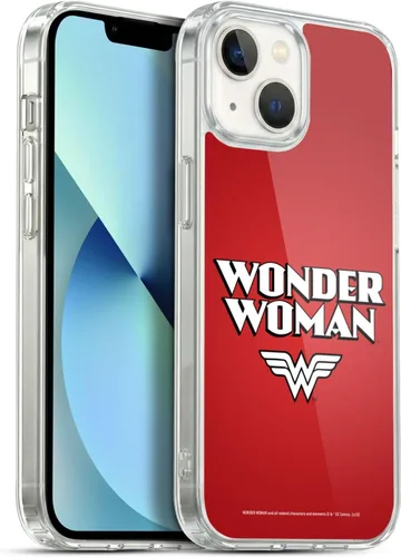 Vista 87 de Head Case Designs Funda de gel suave con licencia oficial de Wonder Woman DC Comics Classic Logos compatible con Apple iPhone 7 Plus/iPhone 8 Plus