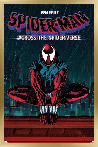 Vista 15 de Trends International Marvel Spider-Man: Across The Spider-Verse - Póster de pared de una hoja de Ben Reilly, 34 pulgadas de largo x 22.4 W, versión