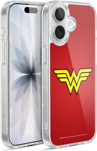 Vista 79 de Head Case Designs Funda de gel suave con licencia oficial de Wonder Woman DC Comics Classic Logos compatible con Apple iPhone 7 Plus/iPhone 8 Plus