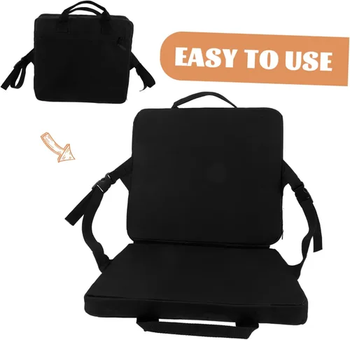 Vista 8 de Alipis Silla plegable portátil al aire libre compacta para playa, taburete de camping multiusos para pesca, jardinería, picnic