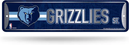 Vista 9 de Rico Industries NBA Basketball Metal Street Sign