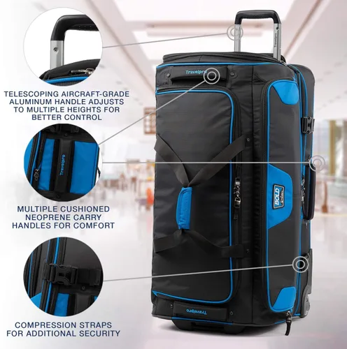 Vista 2 de Travelpro Tpro Bold 2.0 - Bolsa de lona con ruedas (30 pulgadas)