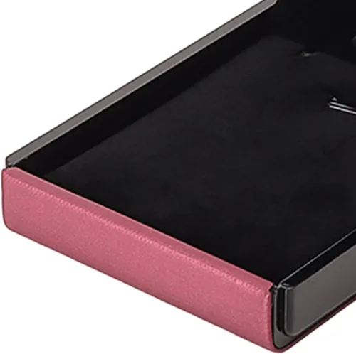 Vista 2 de Galand Ring Box Solid Marriage Proposal Lettering Ring Box Jewelry Organizer Portable Jujube Red