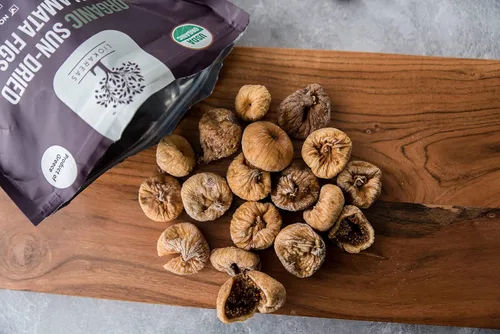 Vista 4 de Higos orgánicos griegos kalamata secados al sol – Certificado orgánico USDA – No Gmo – Vegano – Sin gluten – Alta fibra – Sin azúcar añadido – Sin