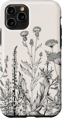 Vista 27 de iPhone 16 Cute Wildflowers Pattern Design Floral Case
