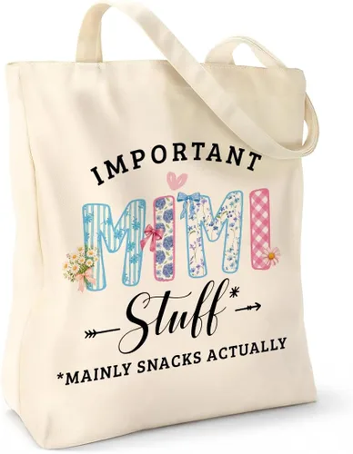 Vista 33 de Bolsa de playa inspiradora para mamá, abuela, tía, suegra, para mujer, cumpleaños, Navidad, día de la madre