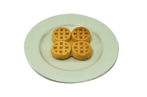 Vista 8 de Pillsbury Blueberry Bash Mini Waffles, 2.47 onzas, 72 por caja.