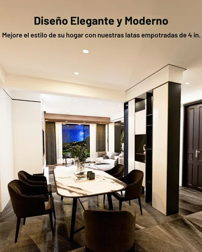 Vista 4 de Sunco - Paquete de 12 luces de lata de 4 pulgadas para carcasa de nueva construcción, carcasa de lata empotrada para techo, cable duro, conector