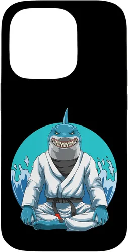 Vista 17 de Funda para iPhone 16 Jiu Jitsu Shark