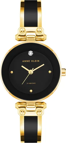 Vista 29 de Anne Klein Reloj de pulsera con esfera de diamantes genuinos