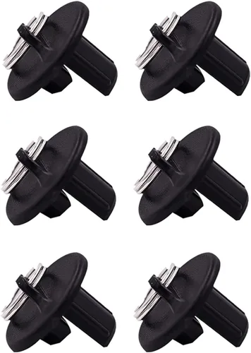 Vista 17 de Paquete de 3 tapas universales con anillo de tracción, piezas de repuesto para persianas enrollables para exteriores e interiores (beige)