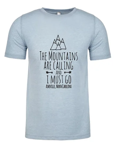 Vista 35 de I'd Hike That, Graphic Men's Tee, Funny T Shirt, Shirts with Sayings, Stonewash Blue or Sage (XL, Stonewash Blue)