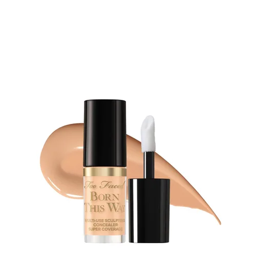 Vista 57 de Too Faced Born This Way Super Coverage Multi-Use Concealer Full-Coverage Hydrating Concealer for Dark Circles & Blemishes with Natural Finish