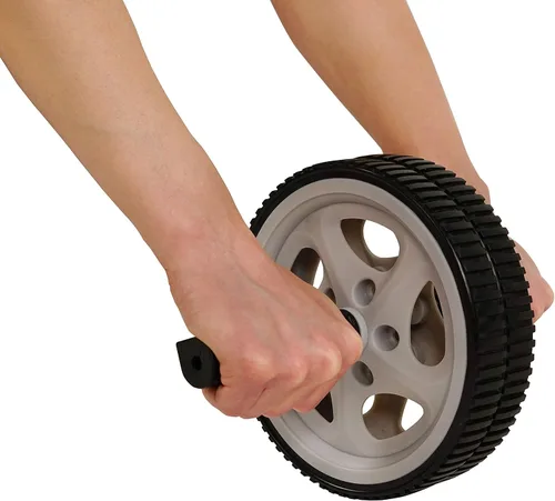 Vista 6 de Sunny Health & Fitness Ab Roller Wheel, Durable Construction, Compact & Portable, Non-Slip Handles for Home Gym, Addominal Exercises & Core Strength
