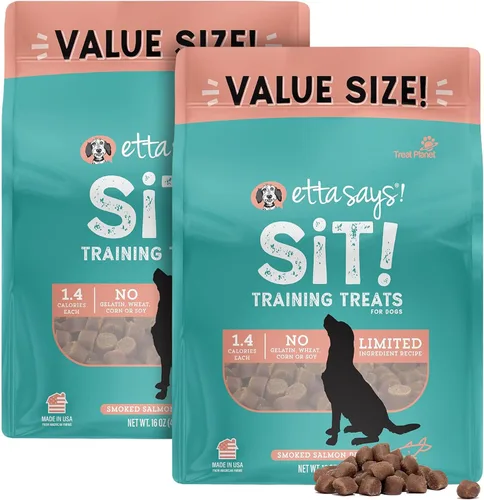 Vista 12 de etta says! Golosinas de entrenamiento para sentarse, tocino, queso