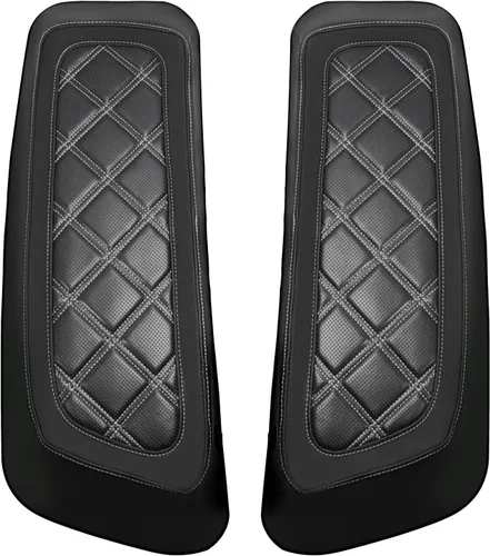 Vista 8 de Tapa de audio impermeable para altavoz de alforja, cubierta de piel sintética para Harley 2014-2024 Touring Road Glide FLTRX Electra Glide FLHT Road