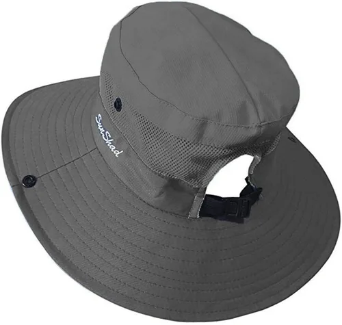 Vista 2 de Gorra FPS 50+ de ala ancha impermeable con protección UV para mujer