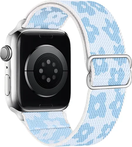 Vista 23 de Correas elásticas de nailon compatibles con Apple Watch de 1.496 pulgadas, 1.575 pulgadas, 1.614 pulgadas, 1.654 pulgadas, 1.732 pulgadas, 1.732