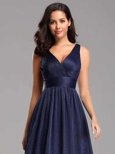 Vista 5 de Ever-Pretty Vestidos de dama de honor fruncidos con cintura imperio para mujer 7764