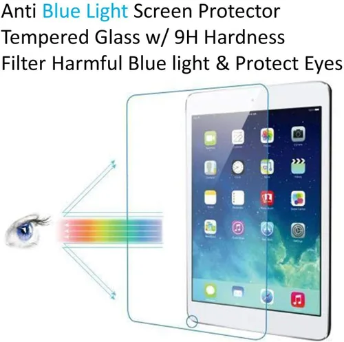 Vista 2 de Protector de pantalla de vidrio templado para iPad de 10.2 pulgadas (9ª / 8ª / 7ª generación, 2021/2020 / 2019), protector de pantalla de vidrio