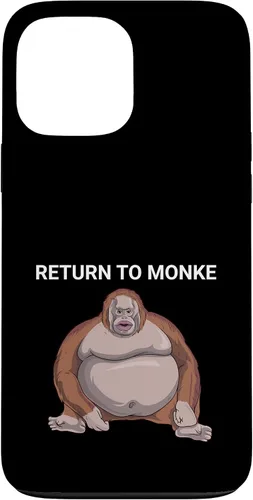 Vista 24 de Reject Humanity Return to Monkey Uh Oh Stinky Funny Monke Case for iPhone 17