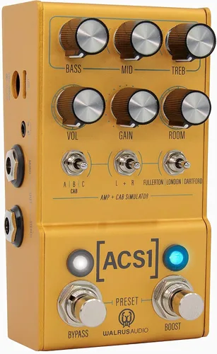 Vista 3 de Walrus Audio Simulador de amplificador y cabina ACS1 serie MAKO