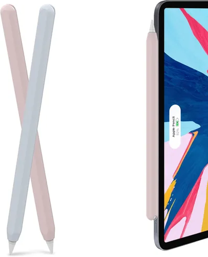 Vista 17 de AHASTYLE Funda Duotone para Apple Pencil de 2ª generación y Apple Pencil Pro (2024) Funda protectora ultra delgada de silicona compatible con carga