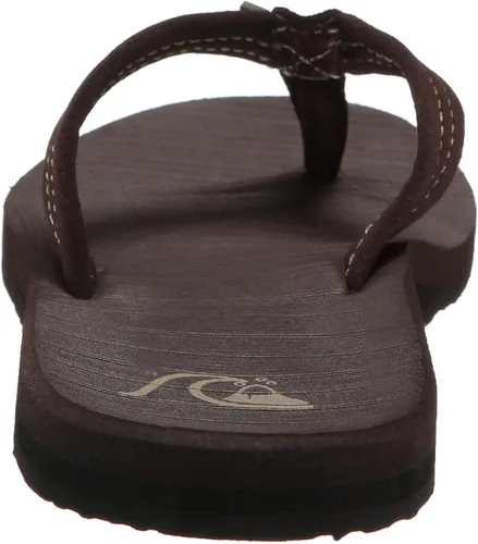Vista 9 de Quiksilver Men's Carver Suede 3 Point Flip Flop Athletic Sandal