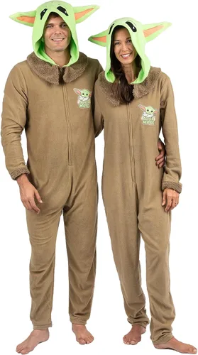 Vista 4 de STAR WARS Mandalorian and Grogu - Disfraz de pijama para hombre