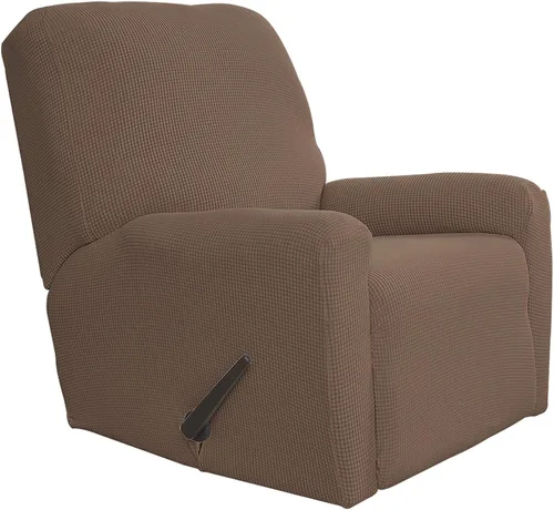 Vista 36 de Easy-Going Funda Elástica para Sofá Reclinable Cobertor de Sofá 4 Piezas Protector de Muebles Sofá Suave con Fondo Elástico Poliéster Spandex Tela